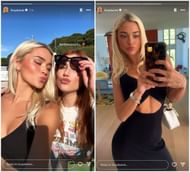 Olivia Dunne and Emma Roberts soaks up sun in New York dinner; Instagram - @livvydunne